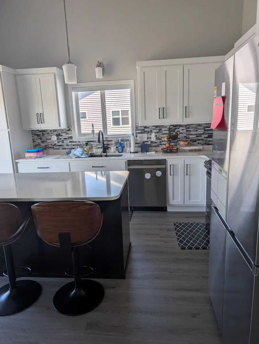 Professionally cleaned kitchen in Fargo, ND house