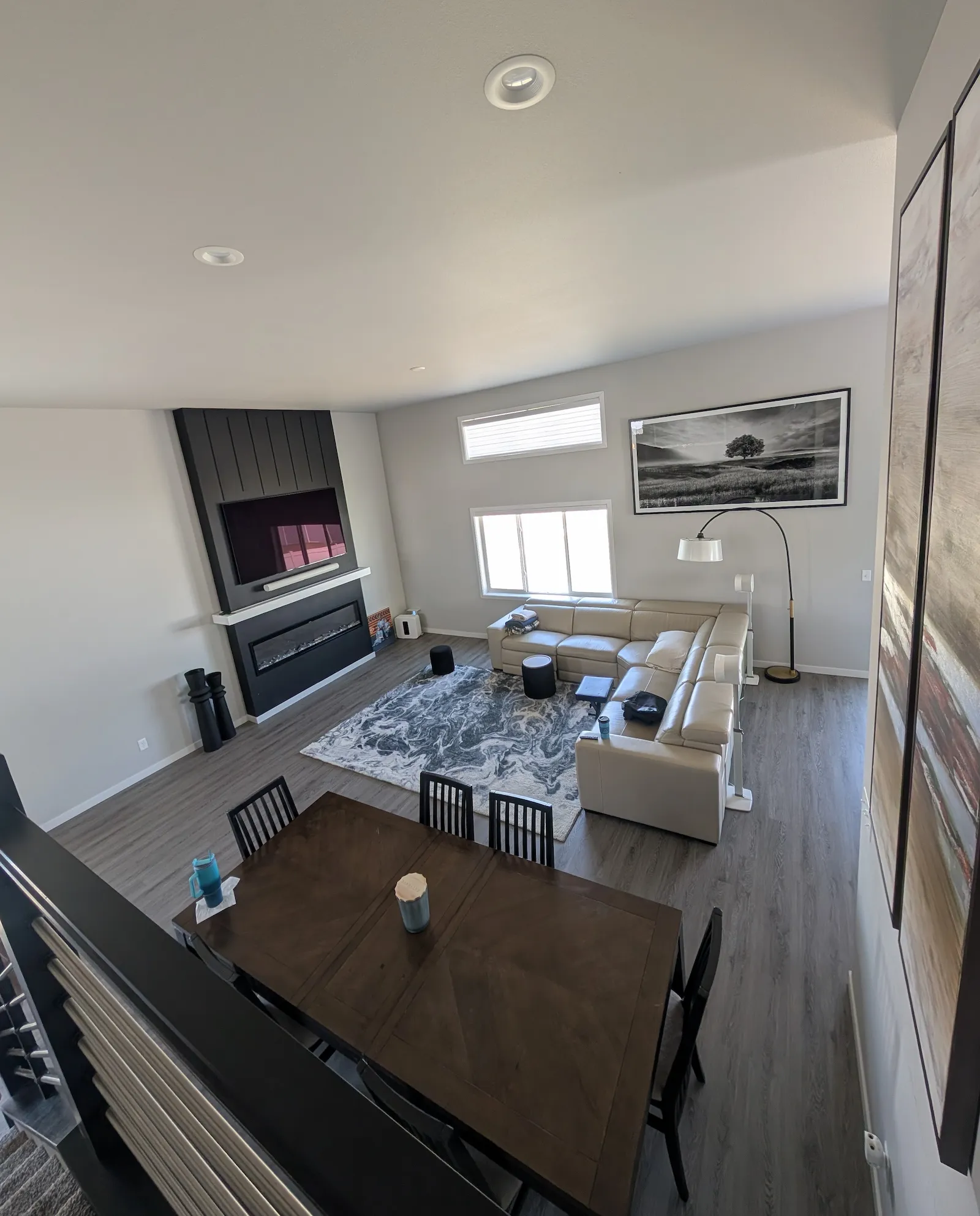 Bright, clean living room